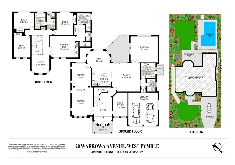 Floorplan of Homely house listing, 20 Warrowa Avenue, West Pymble NSW 2073