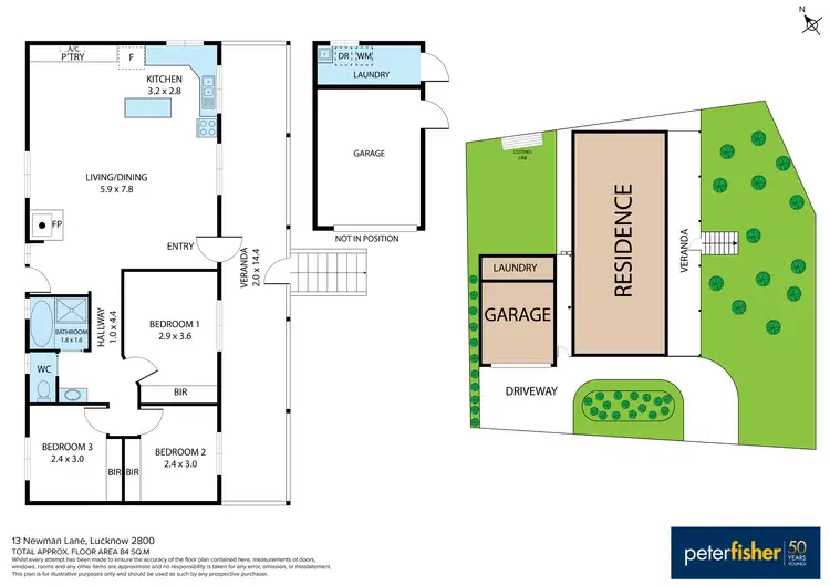 Floorplan of Homely house listing, 13 Newman Lane, Lucknow NSW 2800