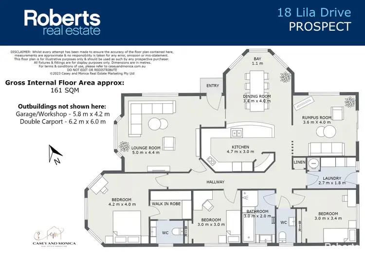 Floorplan of Homely house listing, 18 Lila Drive, Prospect TAS 7250
