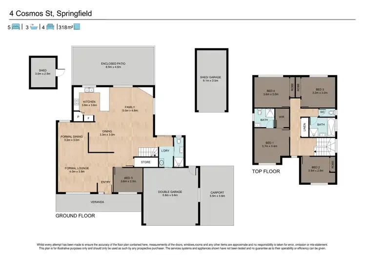 Floorplan of Homely house listing, 14 Cosmos Street, Springfield QLD 4300