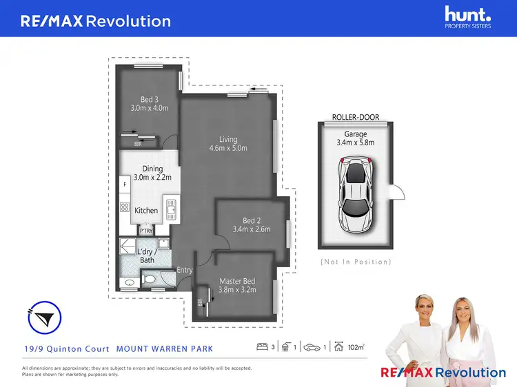 Floorplan of Homely unit listing, 19/9 Quinton Court, Mount Warren Park QLD 4207