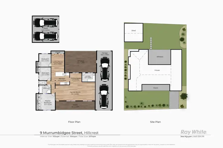 Floorplan of Homely house listing, 9 Murrumbidgee Street, Hillcrest QLD 4118