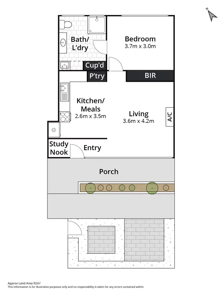 Floorplan of Homely unit listing, 1/8-10 Elcho Street, Newtown VIC 3220