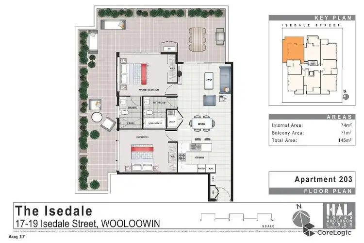 Floorplan of Homely apartment listing, 203/19 Isedale Street, Wooloowin QLD 4030