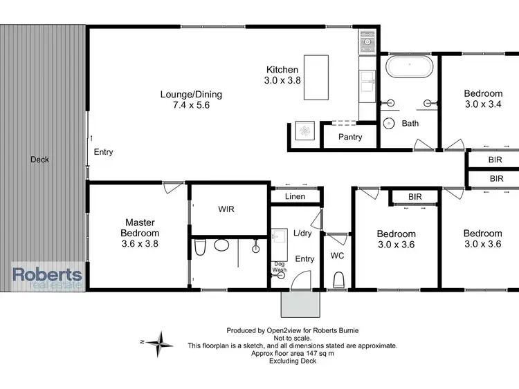 Floorplan of Homely house listing, 4 Oasis Drive, Shorewell Park TAS 7320