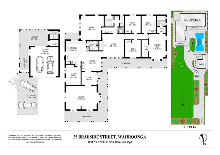 Floorplan of Homely house listing, 25 Braeside Street, Wahroonga NSW 2076