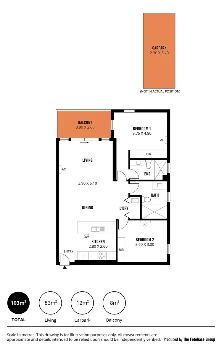 Floorplan of Homely apartment listing, 212/293 Fullarton Road, Parkside SA 5063