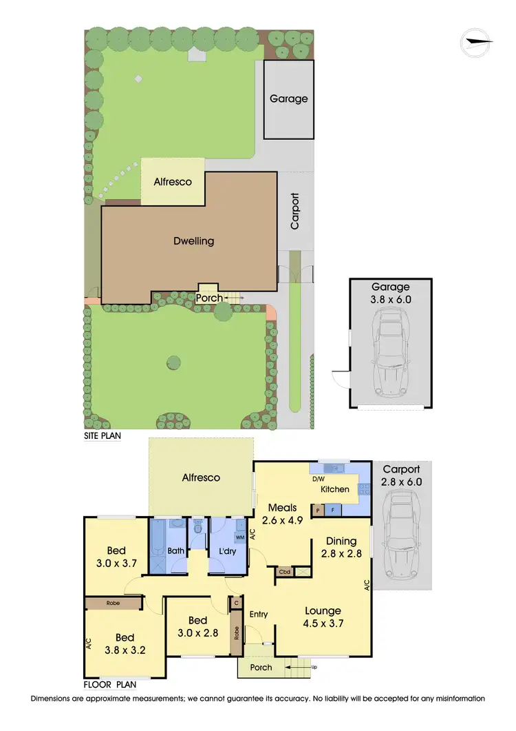 Floorplan of Homely house listing, 6 Jennifer Court, Macleod VIC 3085