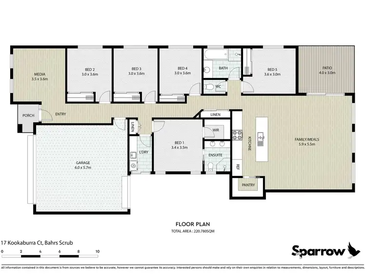 Floorplan of Homely house listing, 17 Kookaburra Court, Bahrs Scrub QLD 4207