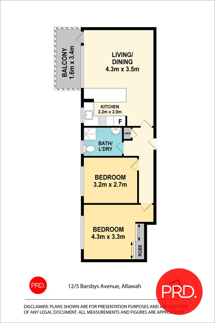 Floorplan of Homely apartment listing, 12/5 Barsbys Avenue, Allawah NSW 2218
