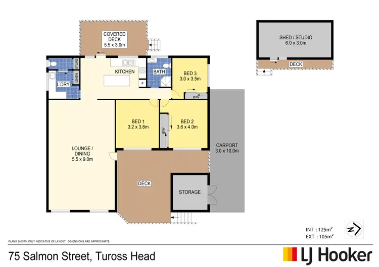 Floorplan of Homely house listing, 75 Salmon Street, Tuross Head NSW 2537