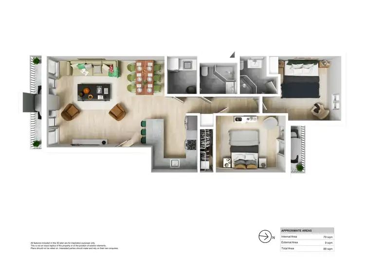 Floorplan of Homely apartment listing, 7/927 Wellington Street, West Perth WA 6005