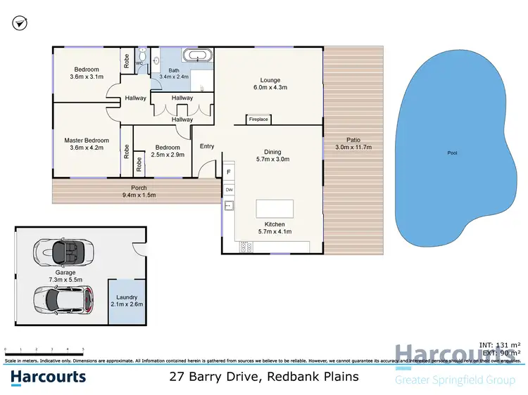 Floorplan of Homely house listing, 27 Barry Drive, Redbank Plains QLD 4301