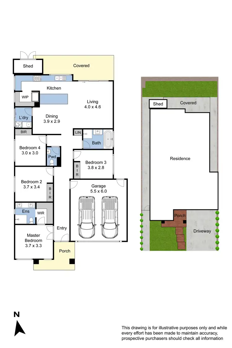 Floorplan of Homely house listing, 68 Elmtree Crescent, Clyde North VIC 3978