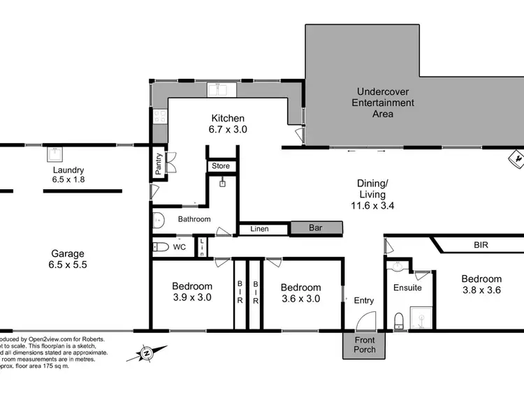 Floorplan of Homely house listing, 31 Henry Street, Sheffield TAS 7306