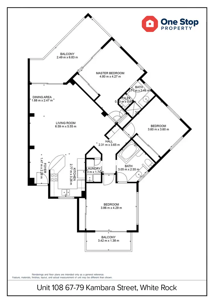 Floorplan of Homely house listing, 108/67-79 Kambara Street, White Rock QLD 4868