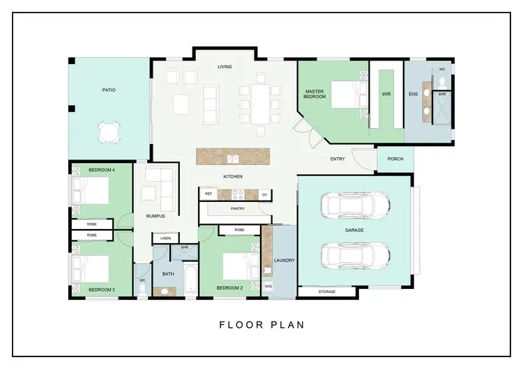 Floorplan of Homely house listing, 15 Lockyer Court, Rural View QLD 4740
