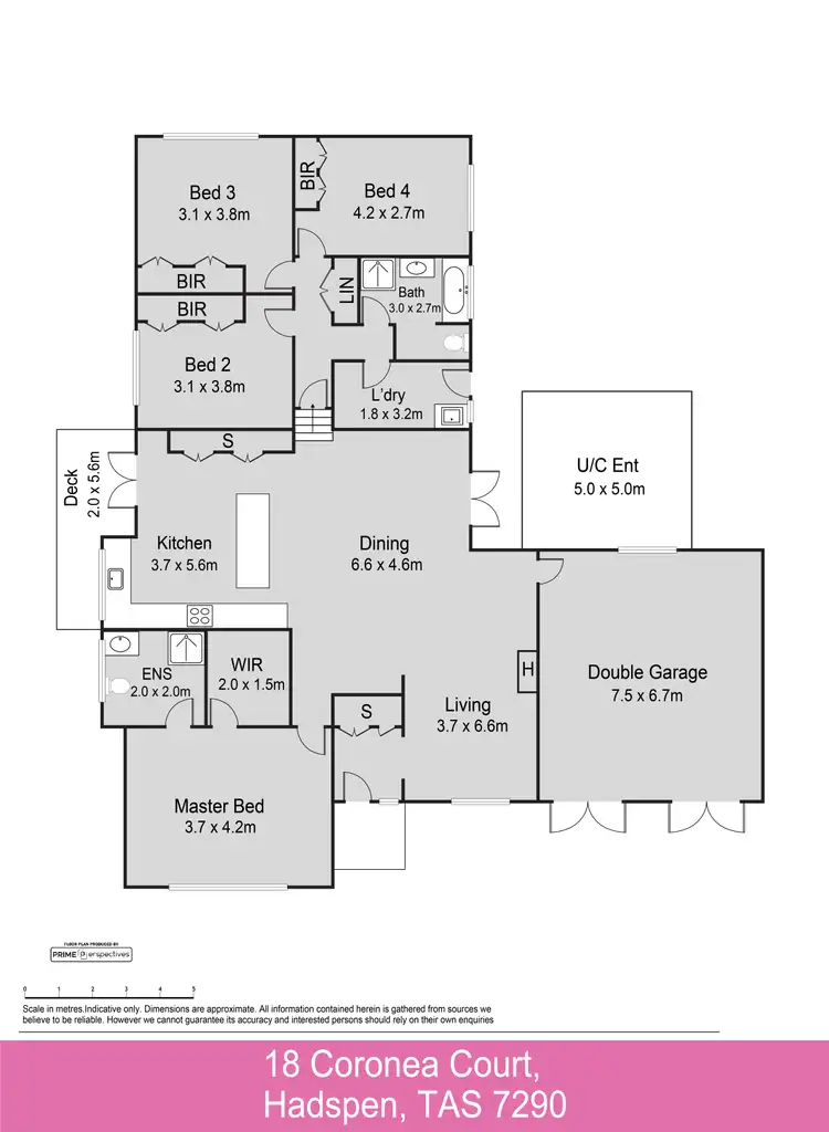 Floorplan of Homely house listing, 18 Coronea Court, Hadspen TAS 7290