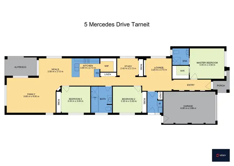 Floorplan of Homely house listing, 5 Mercedes Drive, Tarneit VIC 3029