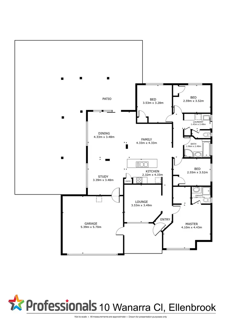 Floorplan of Homely house listing, 10 Wanarra Close, Ellenbrook WA 6069