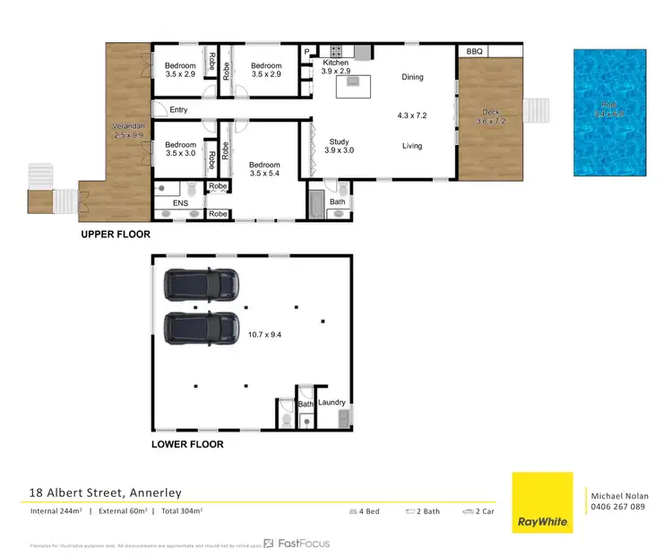 Floorplan of Homely house listing, 18 Albert Street, Annerley QLD 4103
