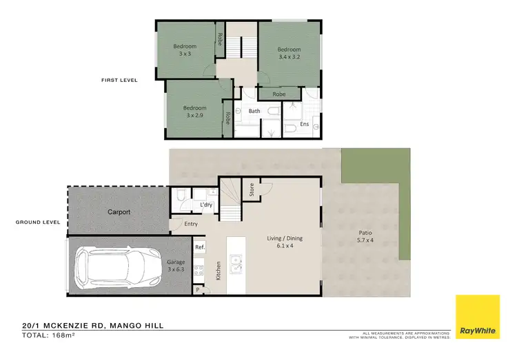 Floorplan of Homely townhouse listing, 20/1 Mckenzie Road, Mango Hill QLD 4509