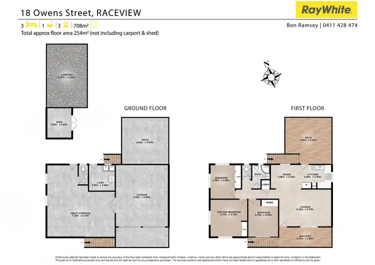 Floorplan of Homely house listing, 18 Owen Street, Raceview QLD 4305
