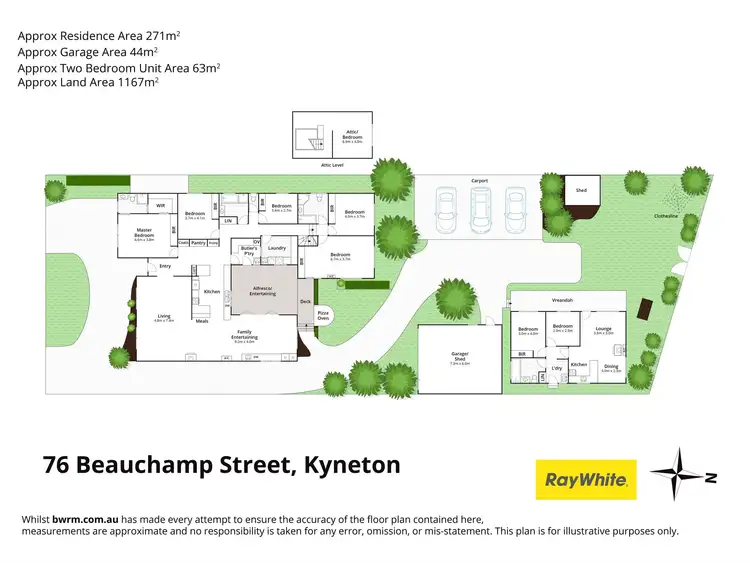 Floorplan of Homely house listing, 76 Beauchamp Street, Kyneton VIC 3444