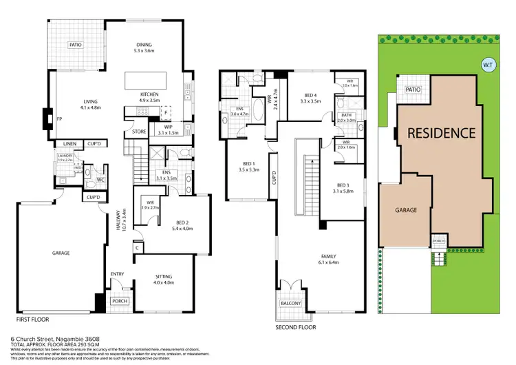 Floorplan of Homely house listing, 6B Church Street, Nagambie VIC 3608