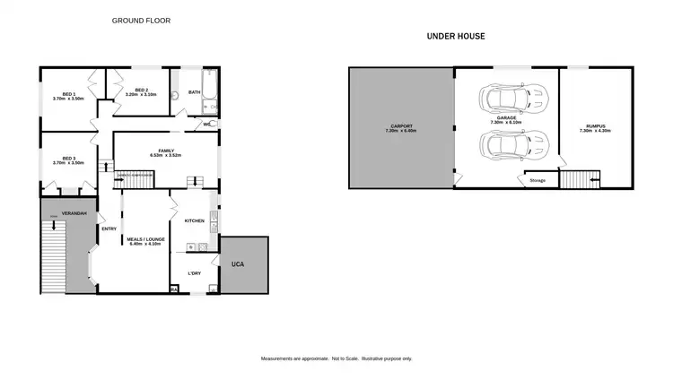 Floorplan of Homely house listing, 5 Heatherly Court, Wodonga VIC 3690