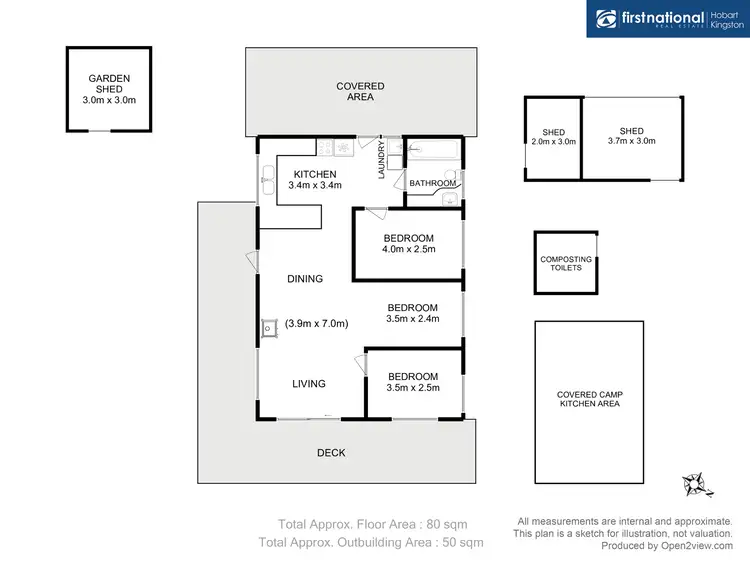 Floorplan of Homely house listing, 536 Cloudy Bay Road, South Bruny TAS 7150