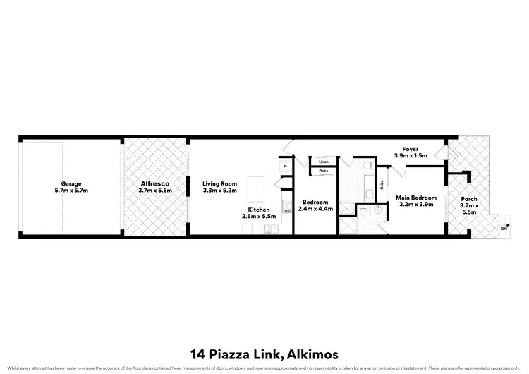 Floorplan of Homely house listing, 14 Piazza Link, Alkimos WA 6038