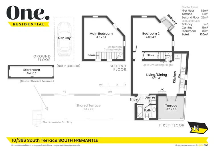 Floorplan of Homely apartment listing, 10/396 South Terrace, South Fremantle WA 6162