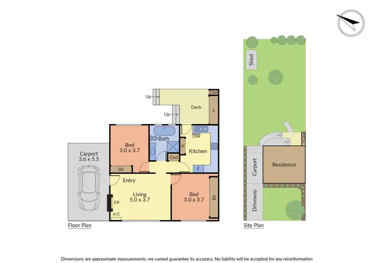 Floorplan of Homely unit listing, 1/3 Branch Road, Bayswater North VIC 3153