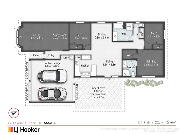 Floorplan of Homely house listing, 12 Lakemba Place, Brassall QLD 4305
