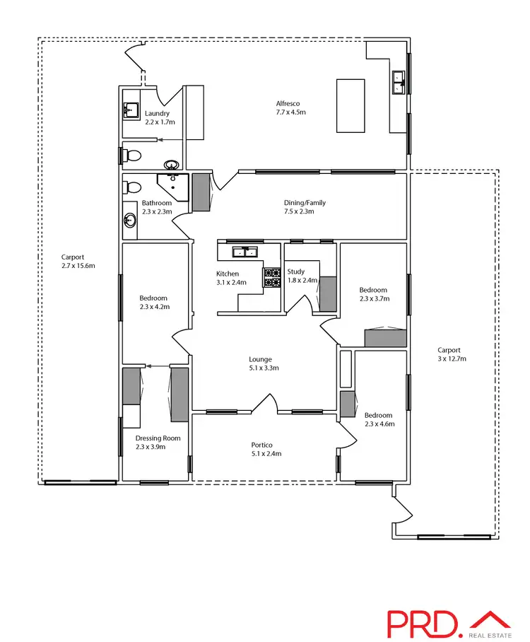 Floorplan of Homely house listing, 106 Hawthorn Grove, Mildura VIC 3500