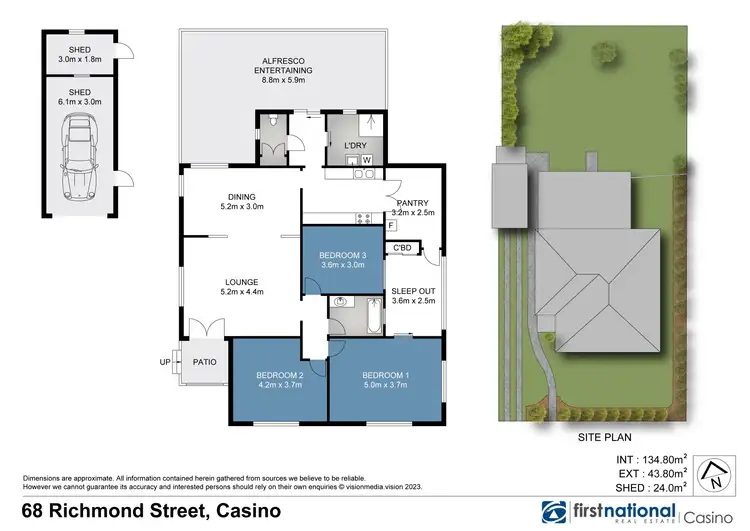 Floorplan of Homely house listing, 68 Richmond Street, Casino NSW 2470