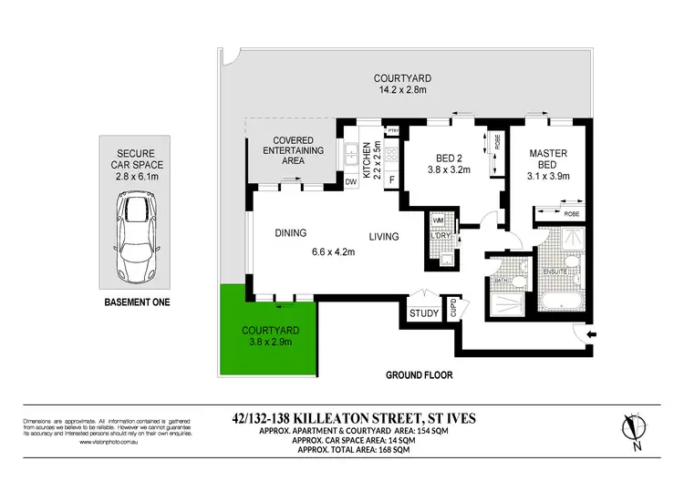 Floorplan of Homely apartment listing, 42/132-138 Killeaton Street, St Ives NSW 2075