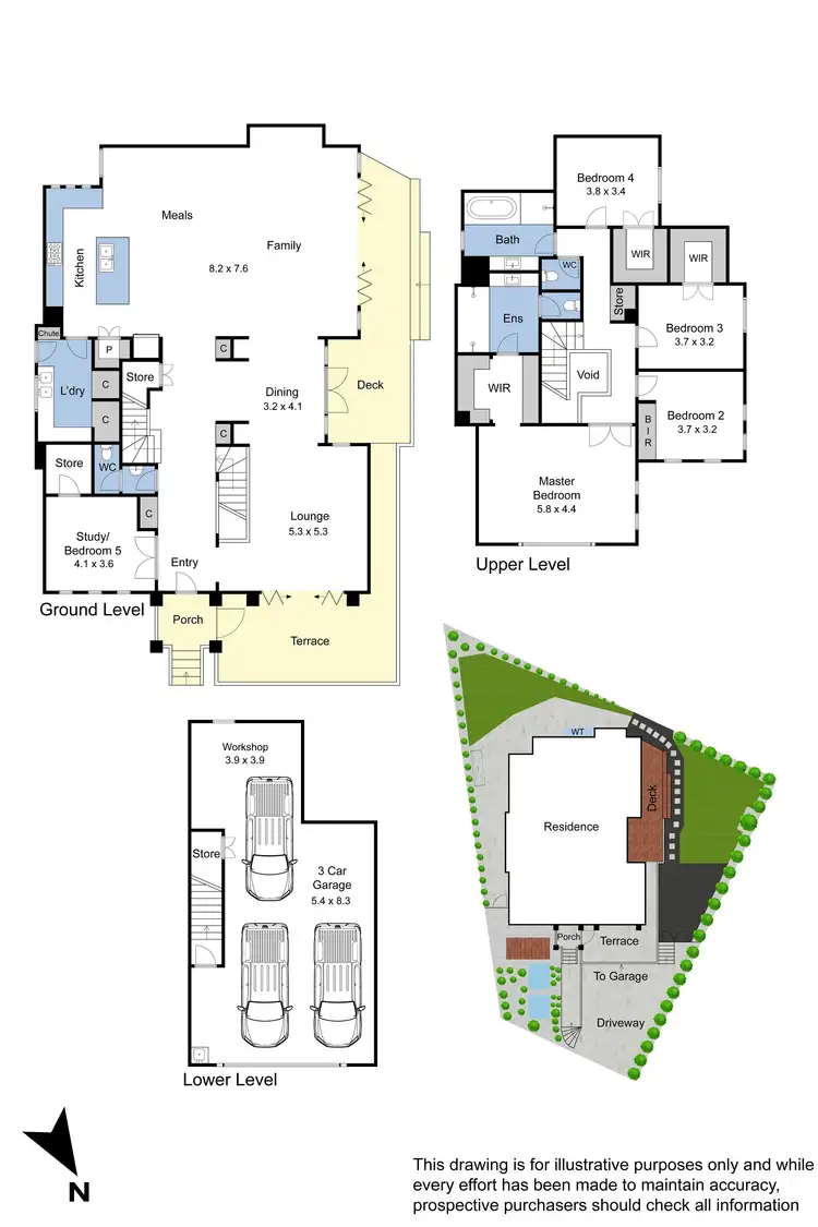 Floorplan of Homely house listing, 5 Page Court, Mulgrave VIC 3170