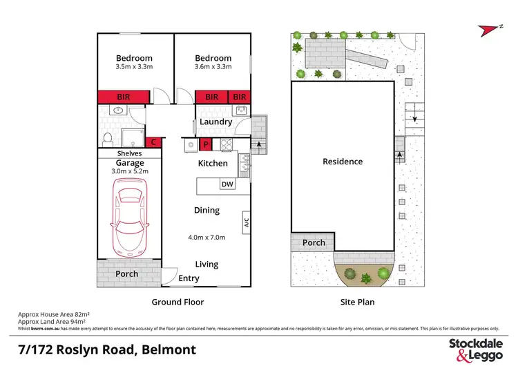 Floorplan of Homely unit listing, 7/172-174 Roslyn Road, Belmont VIC 3216