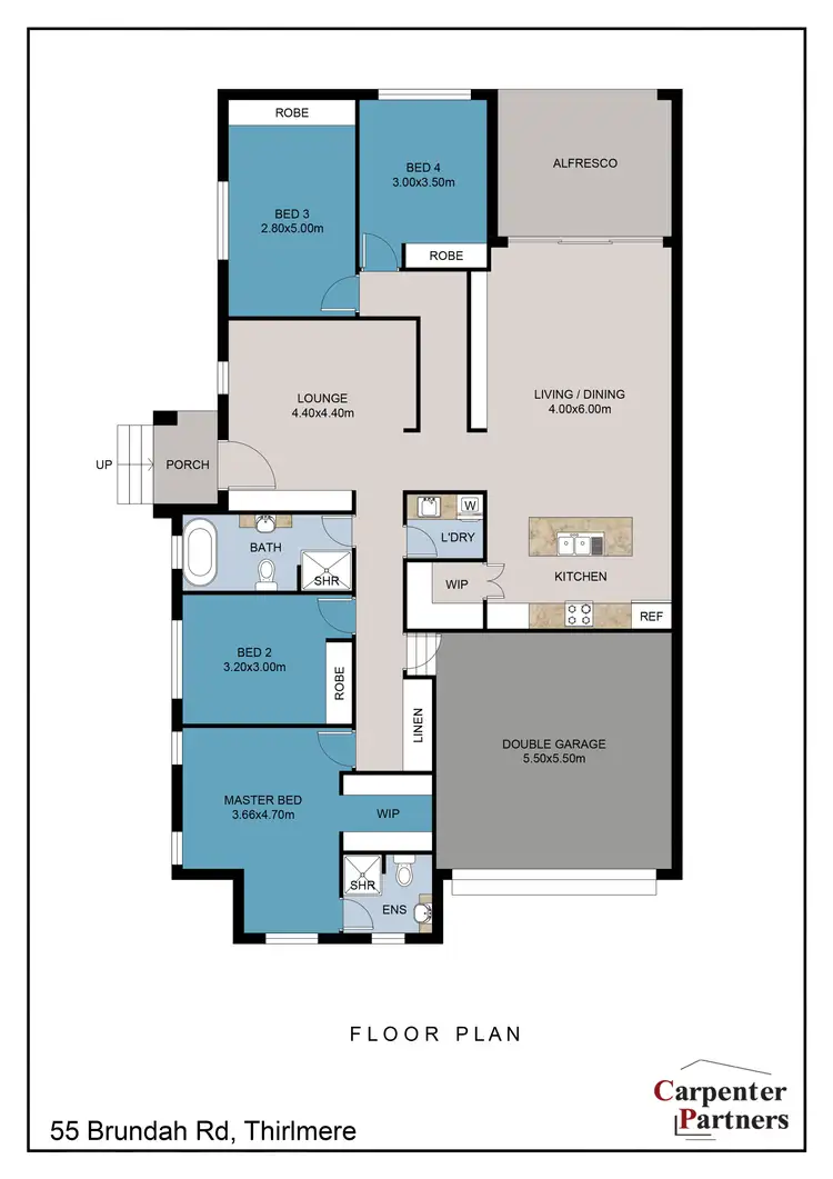 Floorplan of Homely house listing, 55 Brundah Road, Thirlmere NSW 2572