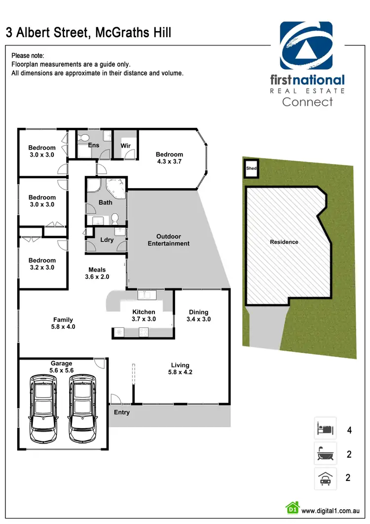 Floorplan of Homely house listing, 3 Albert Street, Mcgraths Hill NSW 2756