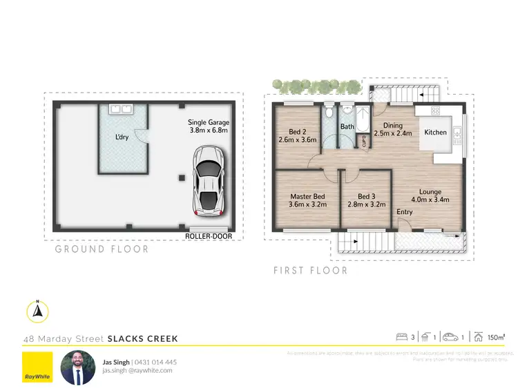 Floorplan of Homely house listing, 48 Marday Street, Slacks Creek QLD 4127