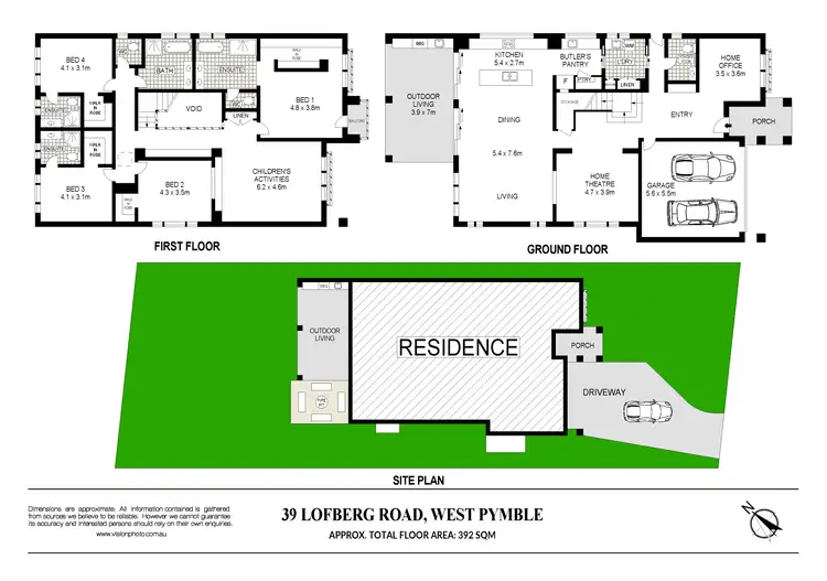 Floorplan of Homely house listing, 39 Lofberg Road, West Pymble NSW 2073