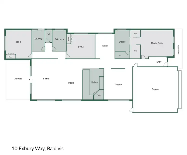 Floorplan of Homely house listing, 10 Exbury Way, Baldivis WA 6171