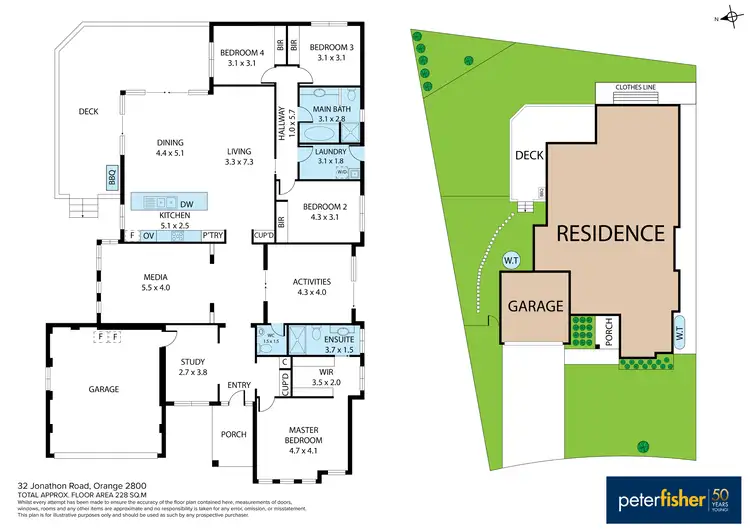 Floorplan of Homely house listing, 32 Jonathon Road, Orange NSW 2800