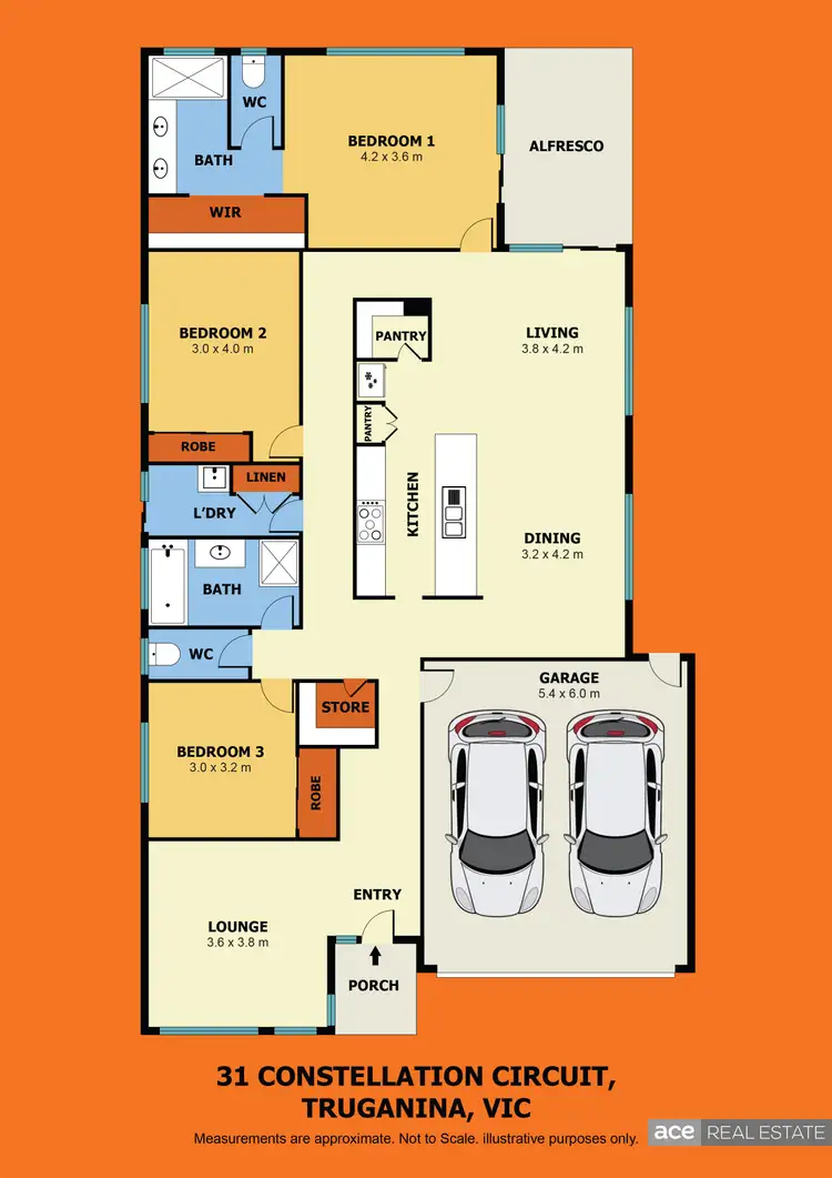 Floorplan of Homely house listing, 31 Constellation circuit, Truganina VIC 3029