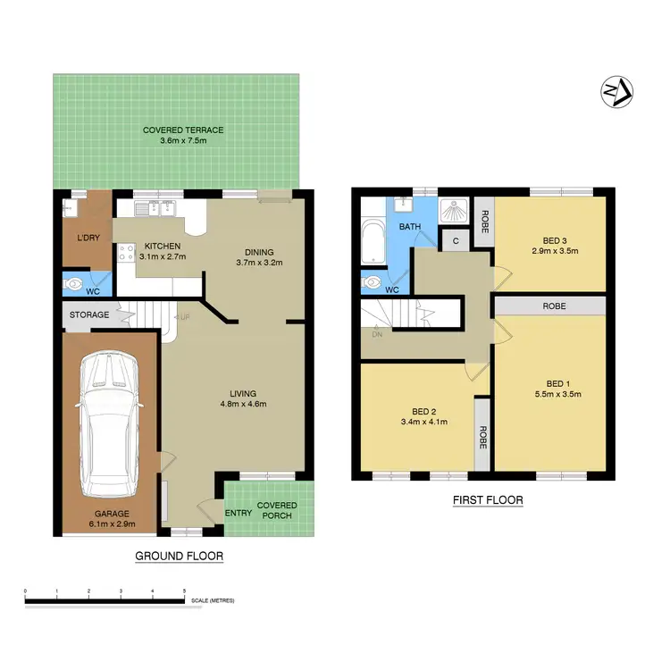Floorplan of Homely townhouse listing, 15/65 Keeler Street, Carlingford NSW 2118