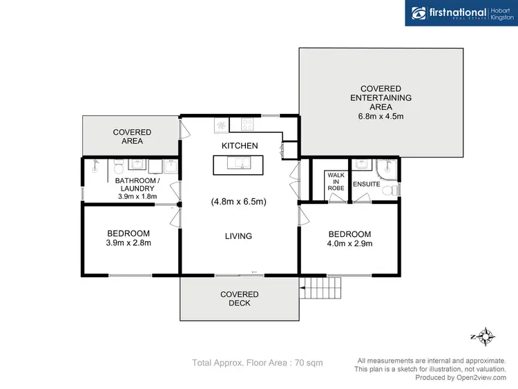 Floorplan of Homely house listing, 6 Jack Dwyer Drive, Alonnah TAS 7150