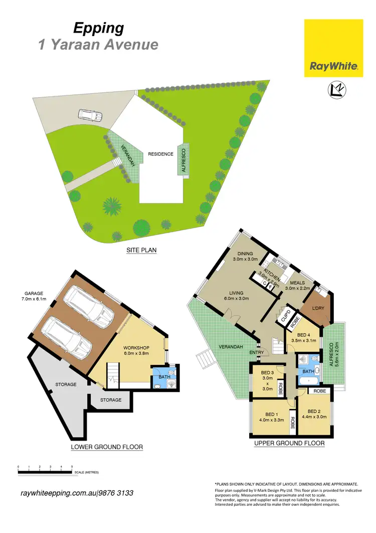 Floorplan of Homely house listing, 1 Yaraan Avenue, Epping NSW 2121